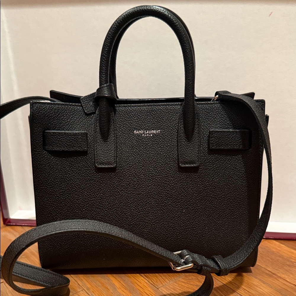 Saint Laurent Black Satchel Bag